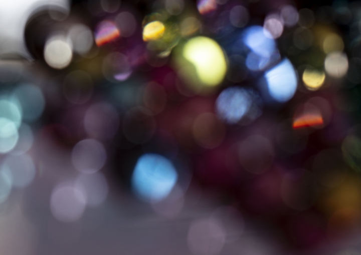 Bokeh mit ovalen Elementen