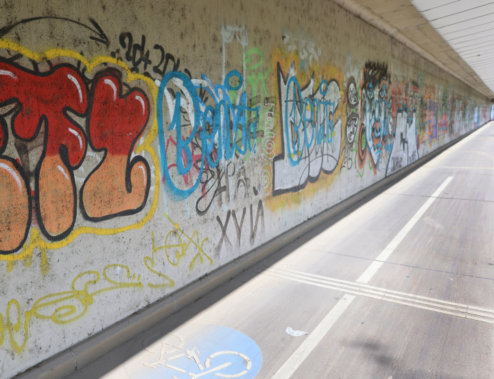 Graffiti an der Wand