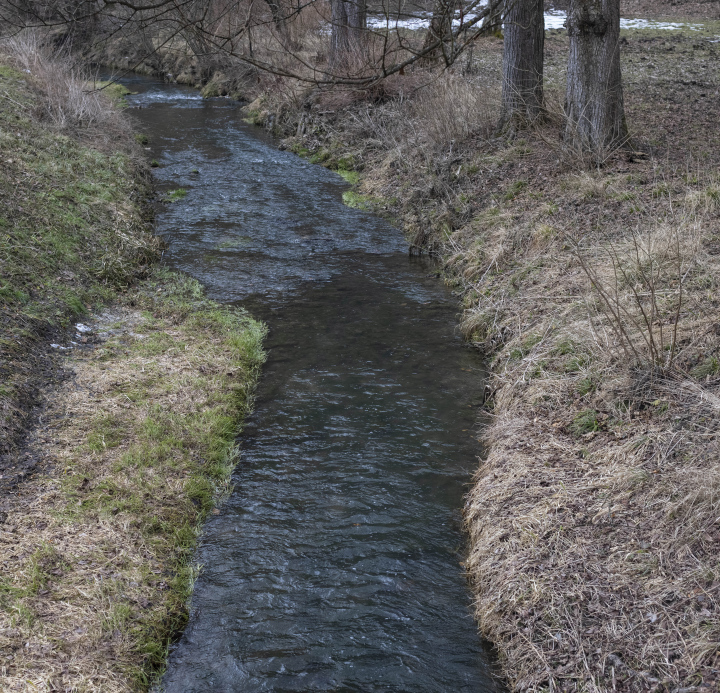 Ein kleiner, natürlicher Fluss