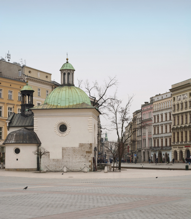 Die Kirche Wojciech in Krakau