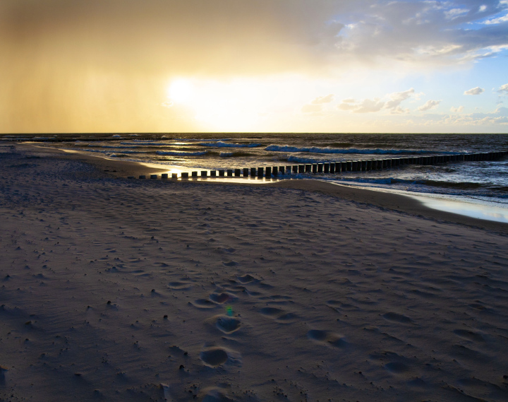 Der Strand am Sandstrand