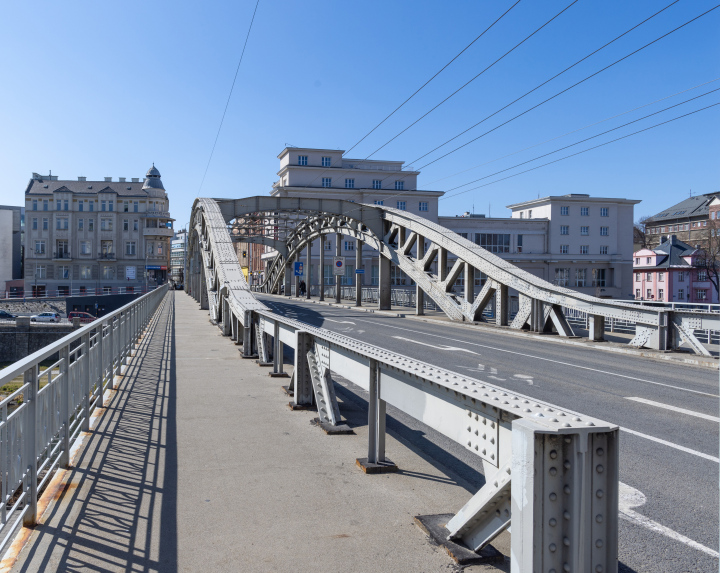 Milosz-Sikora-Brücke in Ostrava, Tschechische Republik