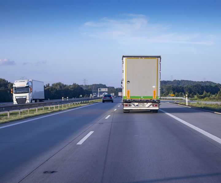 Straßentransport von Waren