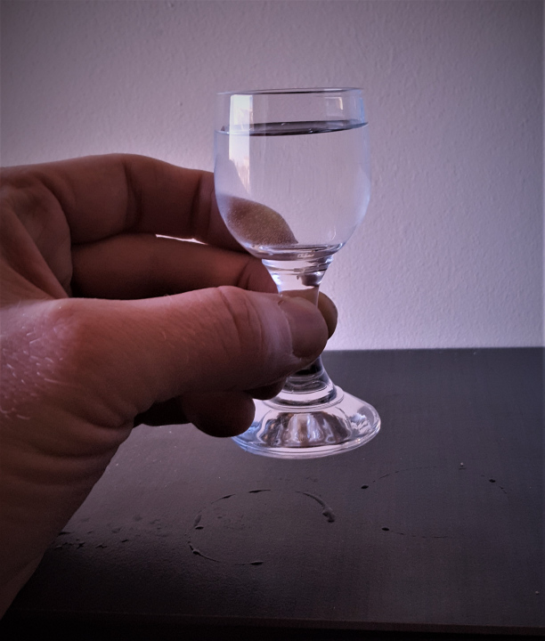 Ein Glas Wodka