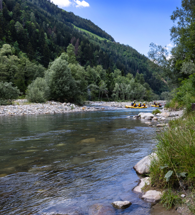 Rafting auf dem Fluss Górska