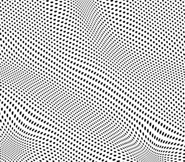 Schwarze Punkte auf weißem Hintergrund, Vektor
