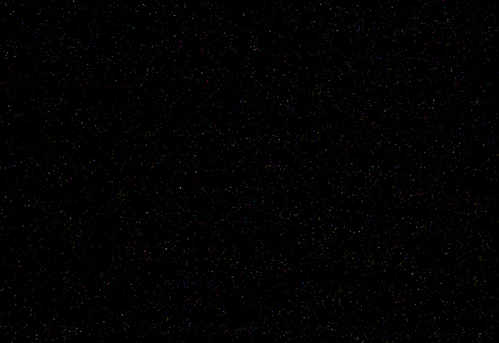 Schwarzer Hintergrund mit kleinen Punkten in verschiedenen Farben