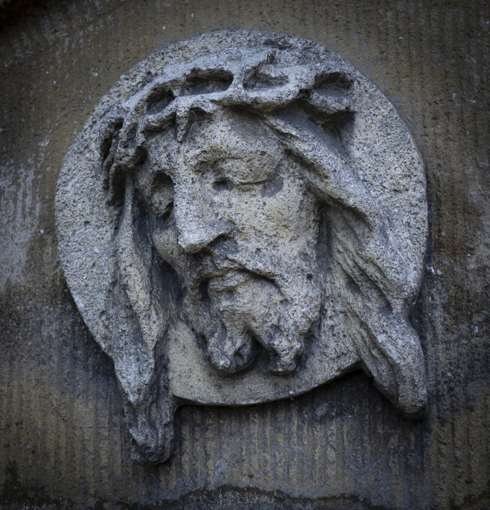 Das Gesicht von Jesus, Flachrelief