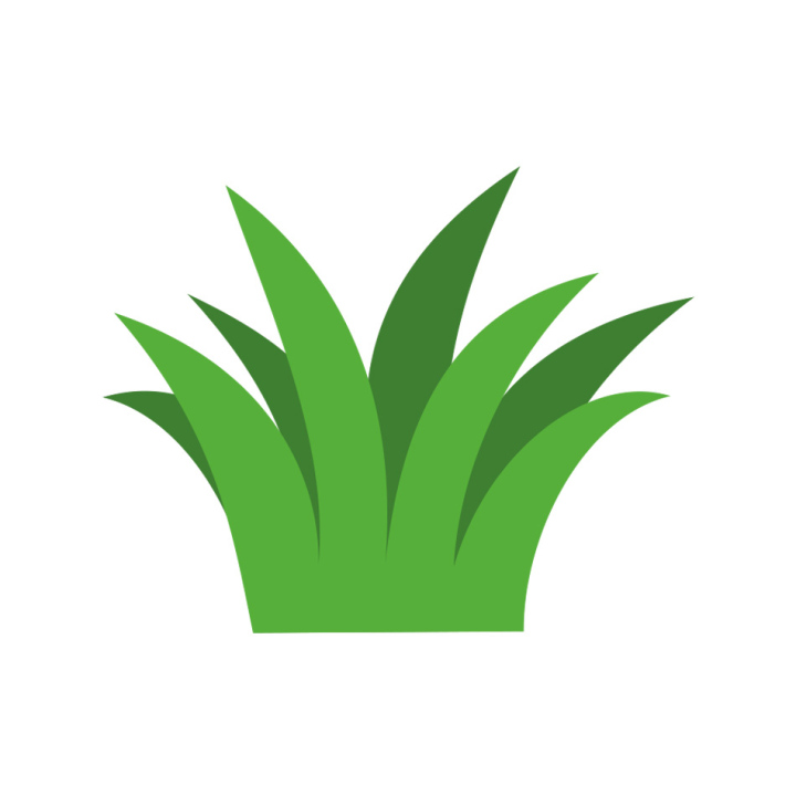 Gras, Pflanze, vektorfreies Symbol