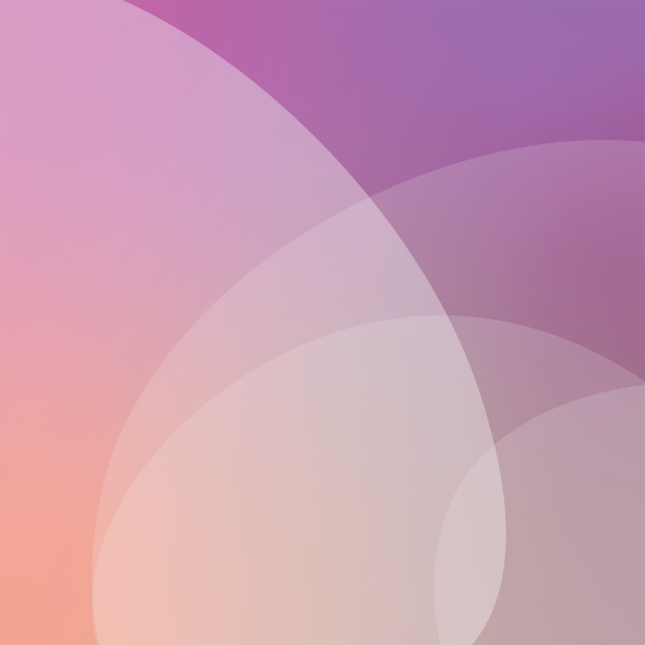 Helle, ovale Formen auf violettem und rosa Hintergrund