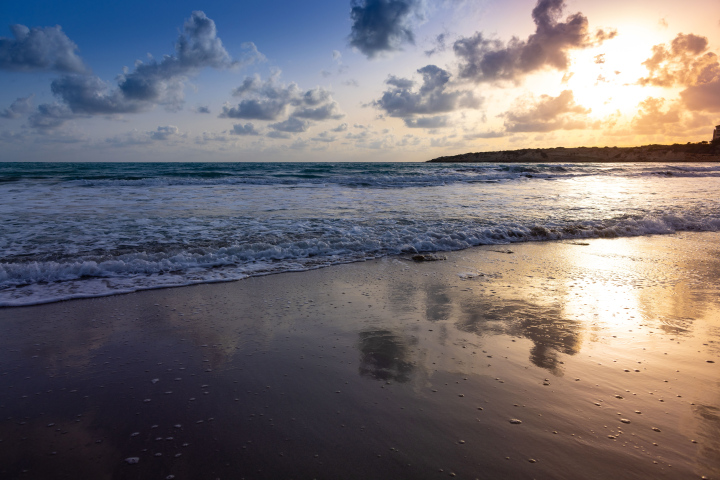 Sonnenuntergang am Strand