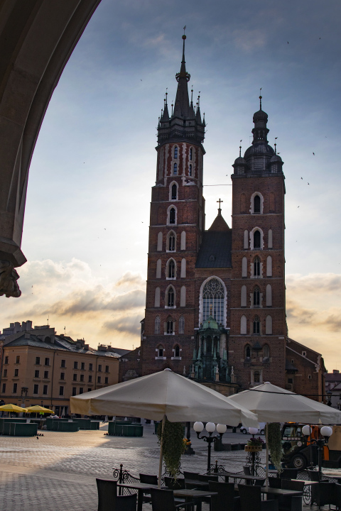 Marienkirche am Marktplatz in Krakau