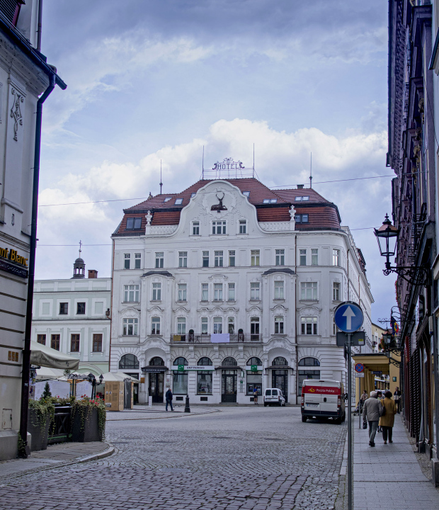 Mietshaus am Marktplatz in Cieszyn