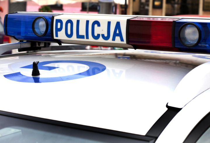 Polizei in der Stadt