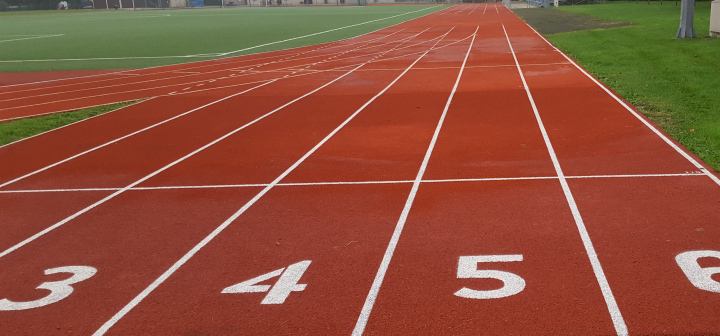 Tartan laufendes Laufband