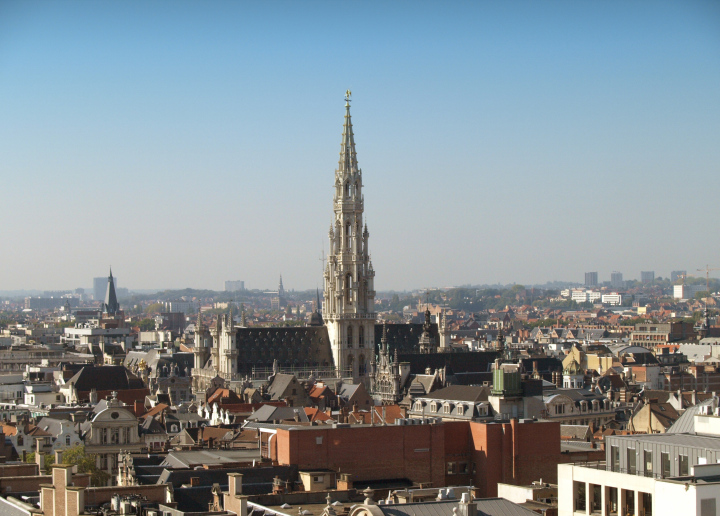 Blick auf Brüssel