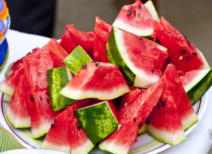 Geschnittene Wassermelone