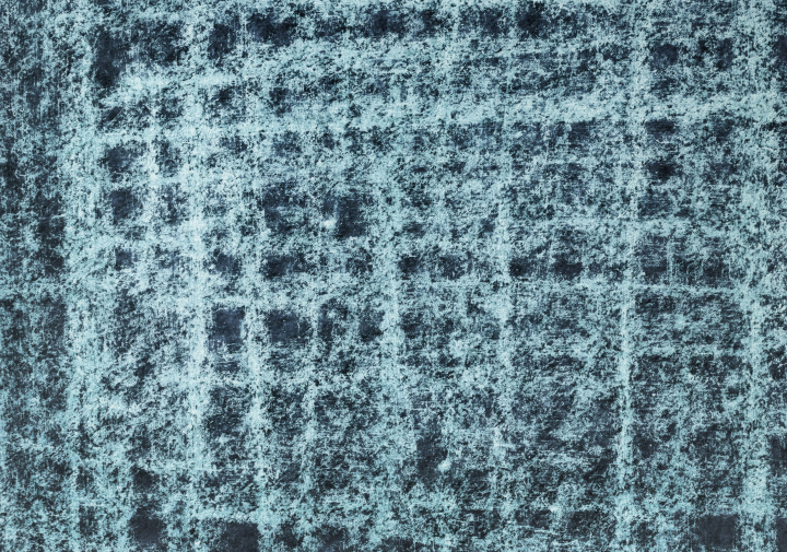 Helle Linien auf blauem Hintergrund