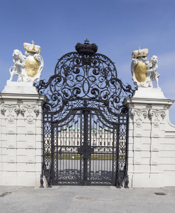 Schloss Belvedere, Wien, Eingangstor