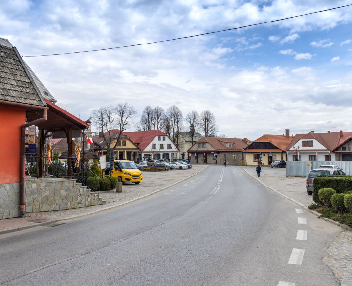 Straße, Marktplatz in Lipnica Murowana