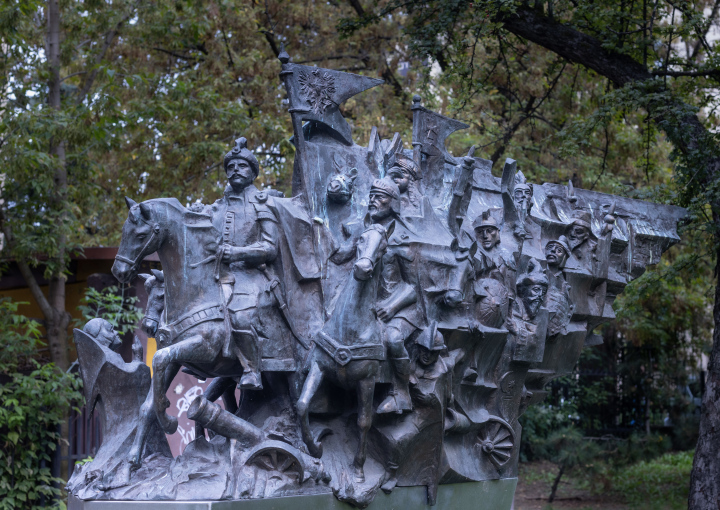 Denkmal für Jan III. Sobieski im Strzelecki-Park in Krakau