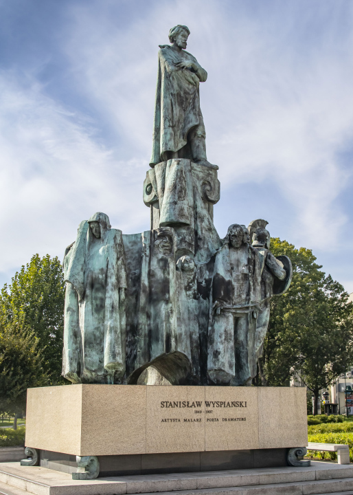Stanisław Wyspiański Denkmal in Krakau