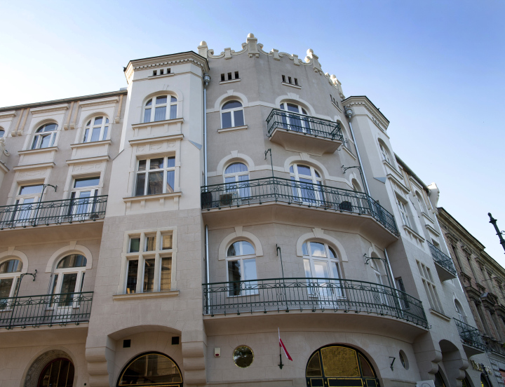 Mietshaus an der Studentenecke und an der Podwale Straße in Krakau