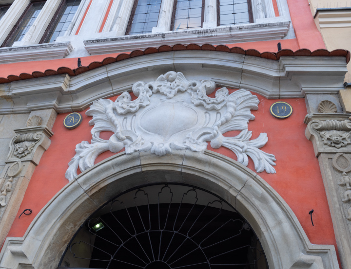 Architektonisches Detail, Mietshaus Bonerowska, Rynek 9