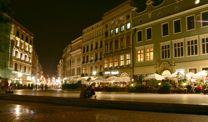 Nacht auf dem Marktplatz