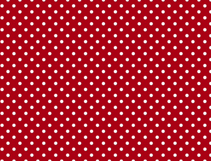 Roter Hintergrund mit weißen Tupfen, Vektor, kostenloser Download