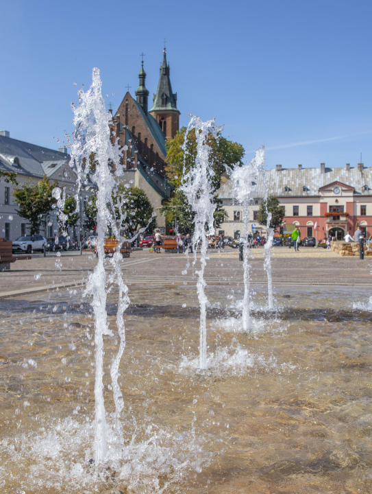 Der Brunnen auf Runek in Olkusz