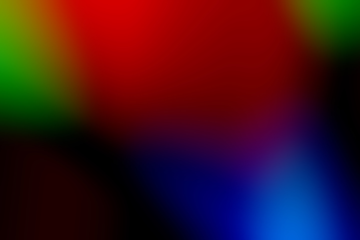 Gradient. Dunkler Hintergrund mit rhythmischen RGB-Farben.