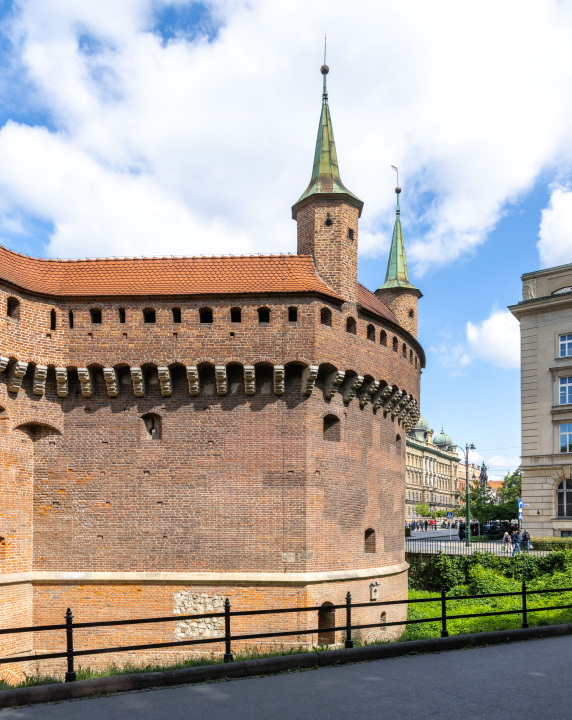 Barbakane in Krakau