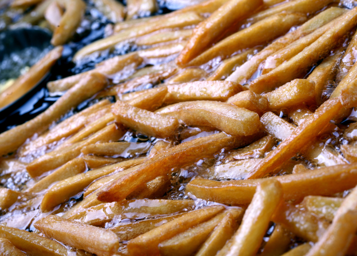 Frittierte Pommes Frites