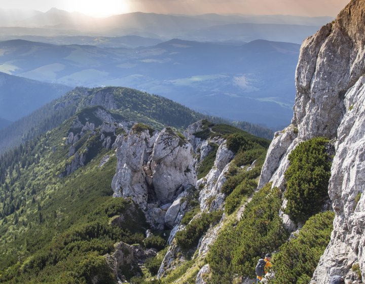 Slowakische Tatra Felsen in der Nähe von Siwa Wierch