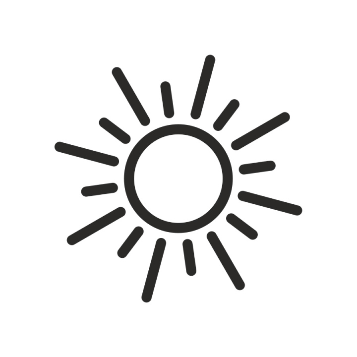 Sonnensymbol Wetter eps