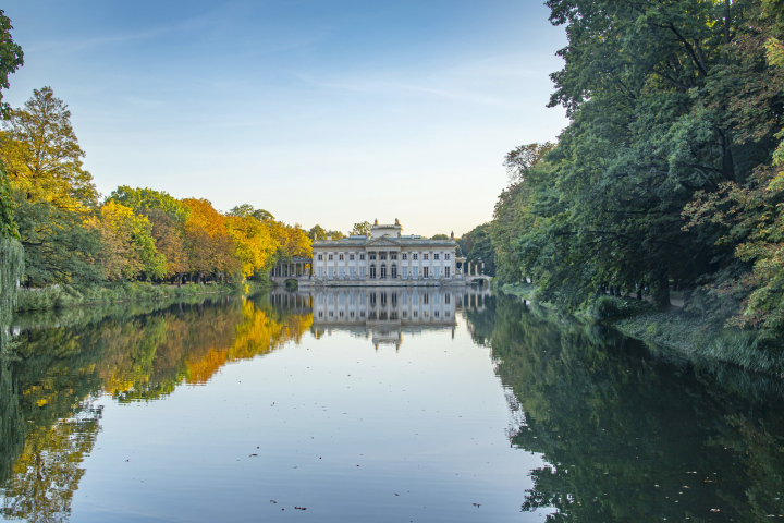 Palast auf der Insel in Łazienki Królewskie Warschau