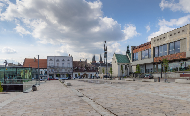 Der Marktplatz in Częstochowa