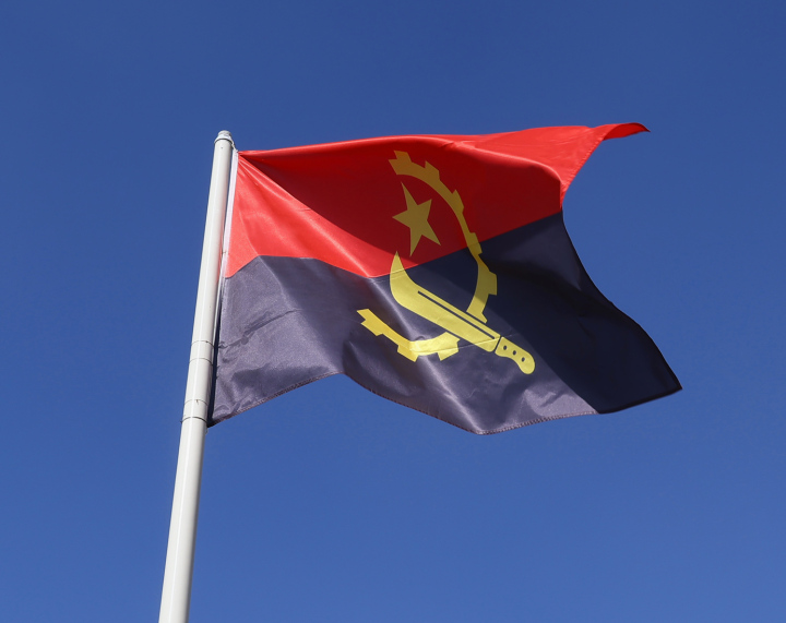 Angola-Flagge