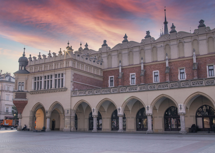 Tuchhalle in Krakau. Altstädter Ring