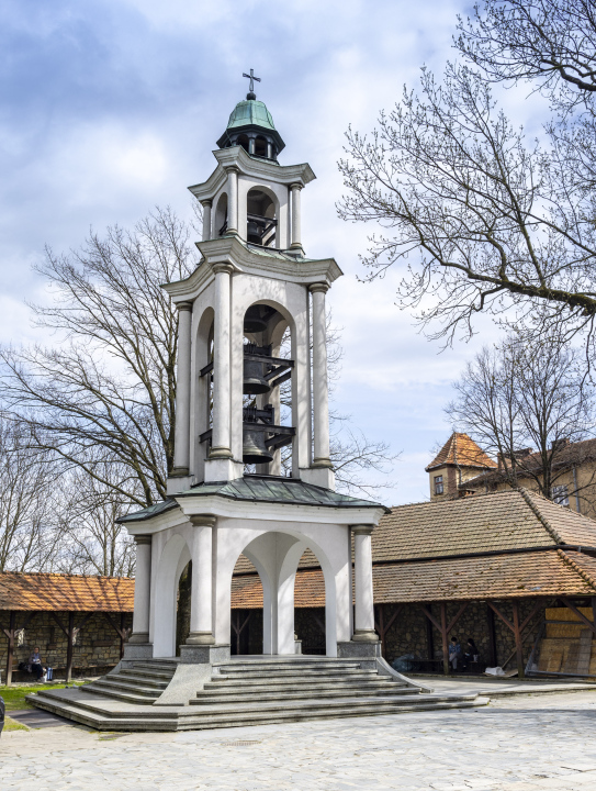 Glockenturm in der Basilika St. Margarethe. Nowy Sącz