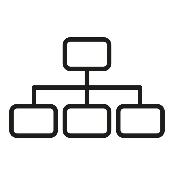 Organisation, Hierarchiesymbol, Vektor