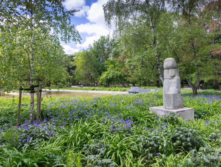 Skulpturen im Krakauer Park