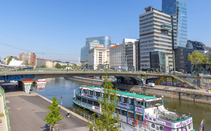 Schwedenbrücke in Wien