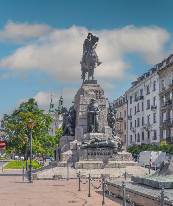 Grunwald-Denkmal in Krakau
