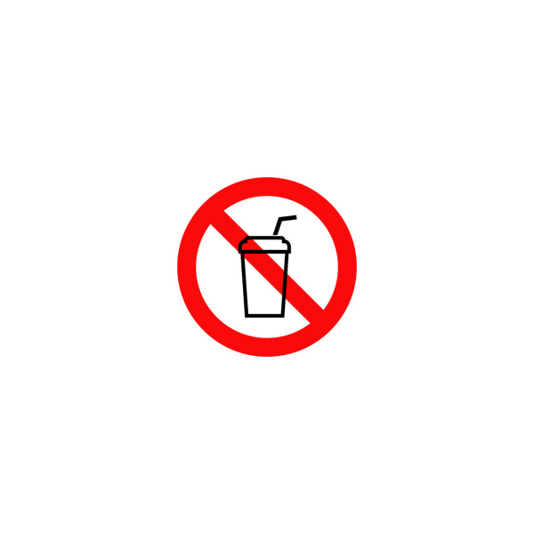 Keine Getränke erlaubt