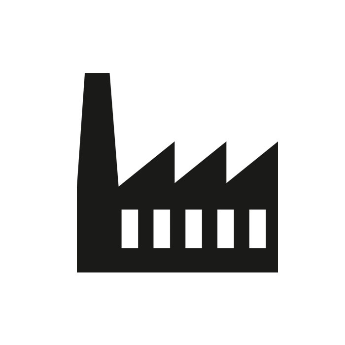 Fabrik, Industrie-Symbol