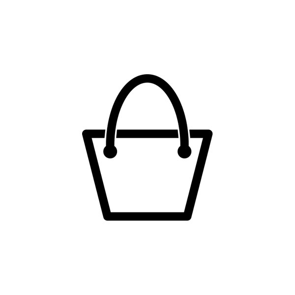 Einkaufstasche Piktogramm Symbol Symbol