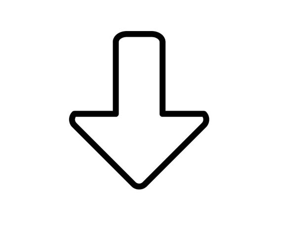 Nach unten zeigender Pfeil